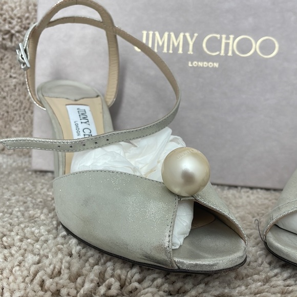Jimmy Choo size 8.5 Bride shoe (wore once!) - Picture 11 of 17